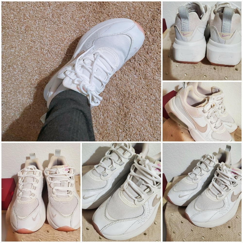 NIKE AIR MAX MAY VERONA WOMEN'S WHITE PINK  GRAY RUNNING SNEAKER SHOE SIZE 7.5